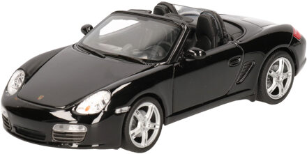 Welly Modelauto Porsche Boxster S Cabriolet 2012 zwart schaal 1:24/18 x 7 x 5 cm