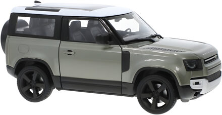 Welly Modelauto / speelgoedauto - Land Rover Defender 2020 - lichtgroen - 8 x 8 x 18 cm - schaalmode