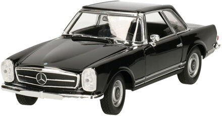 Welly Modelauto/speelgoedauto Mercedes-Benz 230SL 1963 schaal 1:24/18 x 7 x 5 cm Zwart