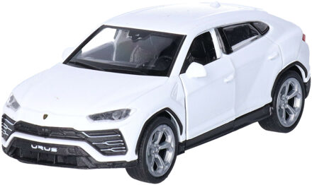 Welly Speelgoed Lamborghini auto - wit - die-cast metaal - 11 cm - Model Urus