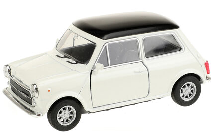 Welly Speelgoed Mini Cooper auto - wit - die-cast metaal - 10 cm - Model 1300 - Speelgoed auto's