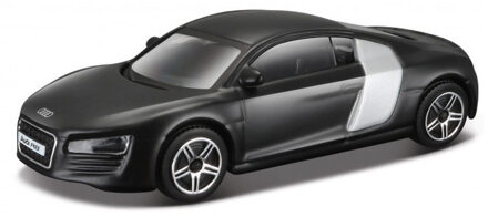 Welly Speelgoedauto Audi R8 zwart 1:43/10 x 4 x 3 cm - Speelgoed auto's