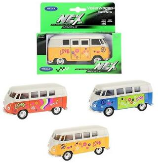 WELLY Volkswagen 1963 bus met print Multikleur
