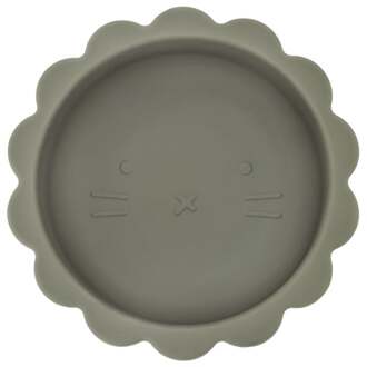 Welpje Serie - Siliconen Babykommetje - Leeuwen Ontwerp - 350ml - Sage Sage / Groen