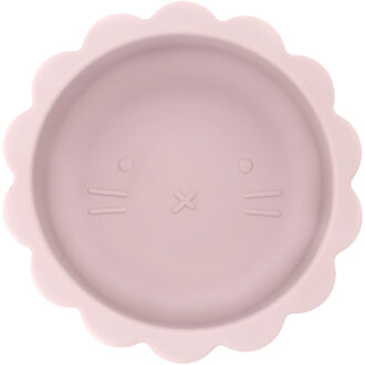 Welpje Serie - Siliconen Babykommetje - Leeuwen Ontwerp - 350ml - Zachtroze Zachtroze / Roze
