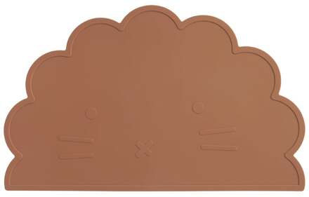 Welpje Serie - Siliconen Placemat - Leeuwen Ontwerp - Kaneelbruin Kaneelbruin / Bruin