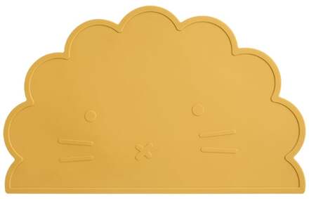 Welpje Serie - Siliconen Placemat - Leeuwen Ontwerp - Mosterdgeel Mosterdgeel / Geel