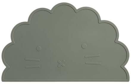 Welpje Serie - Siliconen Placemat - Leeuwen Ontwerp - Sage Sage / Groen