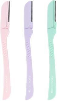 Wenkbrauw Kit brushworks Precision Eyebrow Razors 3 st