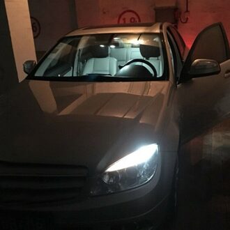 Wenkbrauw Led Verlichting 6000K Dc 12V Vervanging Xenon Voor Mercedes-Benz W204