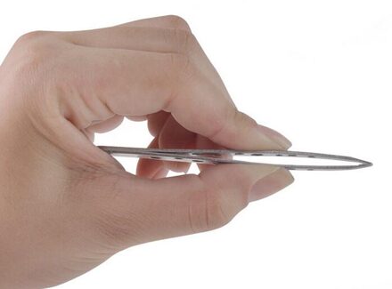 Wenkbrauw Pincet van BAKU Holle Ultra Stijfheid Fijne Punt Anti-Statische Rvs Tweezer Make-Up tool