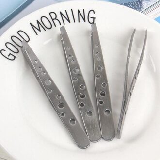 Wenkbrauw Pincet van BAKU Holle Ultra Stijfheid Fijne Punt Antistatische Rvs Pincet Makeup Tools