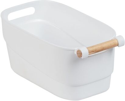 Wenko Badkameropberger - Organizer - Met Handvat - Wit - 19,5x28,5x37,5cm