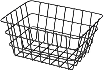 Wenko Draadmand Viana 18x25x12cm Zwart Mat
