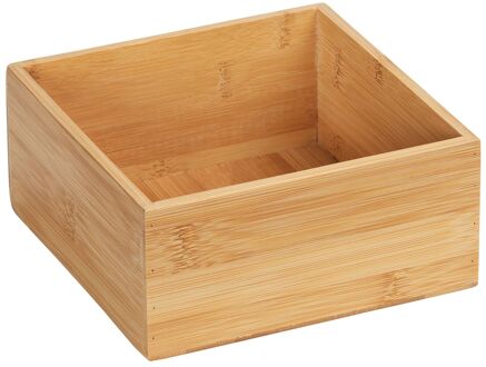 Wenko Opbergbakje Terra M Van Bamboe Natuurlijke Look 15x7x15cm