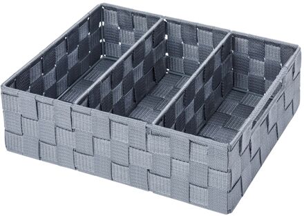 Wenko Organizer Adria 3-vaks 32x21x10cm Grijs
