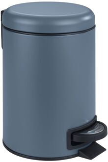 Wenko Pedaalemmer Leman Mat 3l Rvs Blauw 17x25x22,5cm