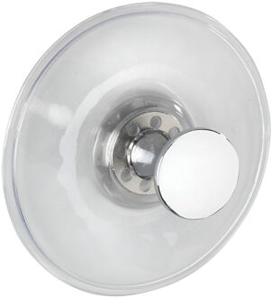 Wenko Zuignaphaak Arezzo 7 Cm Staal Transparant/zilver