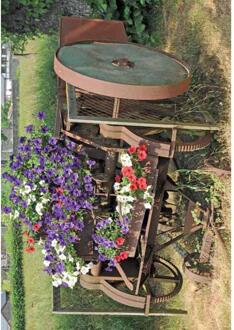 Wenskaarten blanco bloem pak a 10 stuks multi