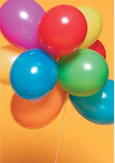 Wenskaarten blanco div pak a 10 stuks multi