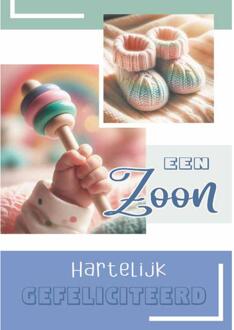 Wenskaarten Geboorte zoon pak a 10 multi