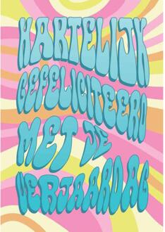 Wenskaarten Gefeliciteerd pak a 10 stuks multi