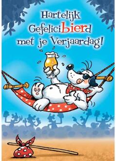 Wenskaarten Gefeliciteerd pak a 10 stuks multi