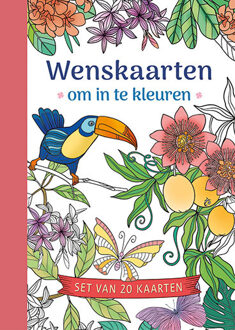 Wenskaarten om in te kleuren - (ISBN:9789044759242)