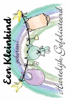 Wenskaarten Opa en Oma pak a 10 stuks multi