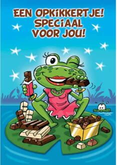 Wenskaarten Opkikker pak a 10 stuks multi