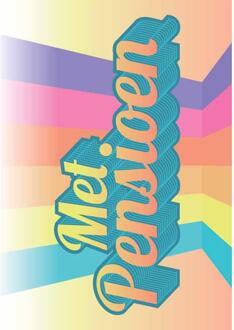 Wenskaarten Pensioen pak a 10 stuks multi