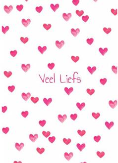 Wenskaarten veel liefs10 stuks multi