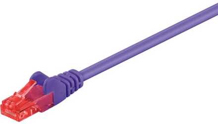 Wentronic CAT6 Netwerkkabel - RJ45 - Paars - 1 m