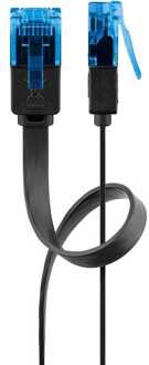 Wentronic CAT6A Netwerkkabel - RJ45 - Zwart - 20 m