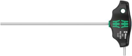 Wera 454 Imperial T-greep zeskant-schroevendraaier Hex-Plus met vasthoudfunctie, inch, 7/64" x 150 mm - 05023358001