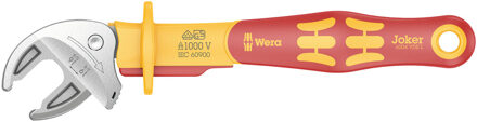 Wera 6004 Joker VDE L VDE geïsoleerde, zelfinstellende steeksleutel, 16-19 x 5/8-3/4" x 226 mm - 05020153001