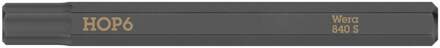 Wera 840 S Hex-Plus binnenzeskantbits voor slagschroevendraaier, 6 x 70 mm - 05018153001
