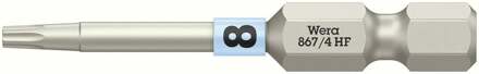 Wera 867/4 TORX® HF bits met vasthoudfunctie, TX 8 x 50 mm - 05060505001