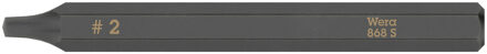 Wera 868 S binnenvierkantbits voor slagschroevendraaier, # 2 x 70 mm - 05018172001