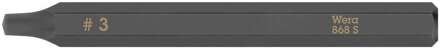 Wera 868 S binnenvierkantbits voor slagschroevendraaier, # 3 x 70 mm - 05018173001