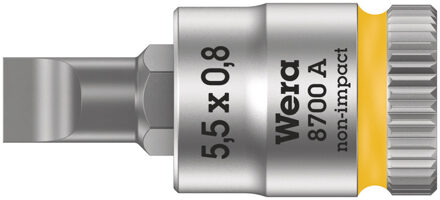 Wera 8700 A FL 05003320001 Plat Dopsleutel-bitinzet 5.5 mm 1/4 (6.3 mm)