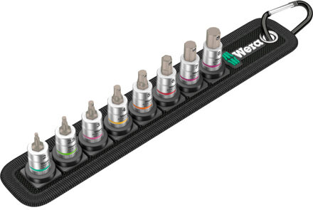 Wera 8740 A 05003881001 Inbus Dopsleutel-bitinzetset 8-delig 1/4 (6.3 mm)