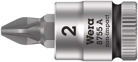 Wera 8755 A 05003355001 Kruiskop Pozidriv Dopsleutel-bitinzet PZ 3 1/4 (6.3 mm)