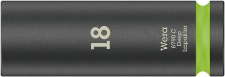 Wera 8790 C Impaktor Deep doppen met 1/2"-aandrijving, 18 x 83 mm - 05004835001