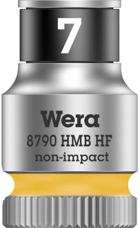 Wera 8790 HMB HF 05003741001 Inbusdop Dopsleutelinzetstuk 7 mm 3/8 (10 mm)