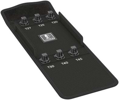 Wera 9405 Textiel Box 8767 C TORX® HF 2, leeg, 152 x 159 x 35 mm - 05136454001