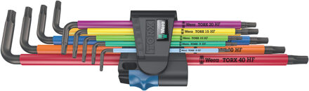 Wera 967/9 TX XL Multicolour HF 1 Stiftsleutelset met vasthoudfunctie 05024470001