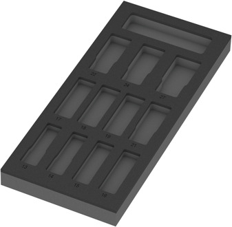 Wera 9825 Schuimrubberen Inzetstukken | Zonder gereedschap - 05137325001