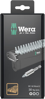 Wera Bit-Check 30 Wood 2 SB, 30-delig - 05057438001