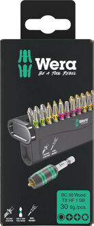 Wera Bit-Check 30 Wood TX HF 1 SB | 30 delig - 05057437001